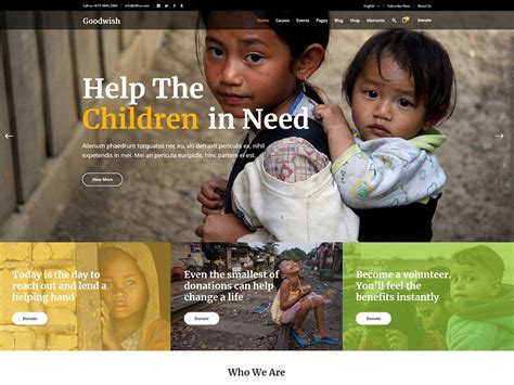 best wordpress nonprofit themes|20+ Best Charity & Non.